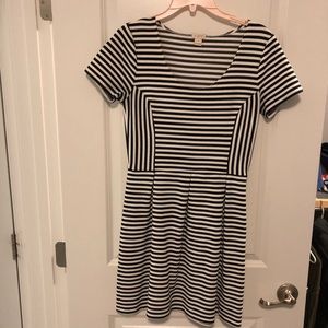 J.Crew striped dress